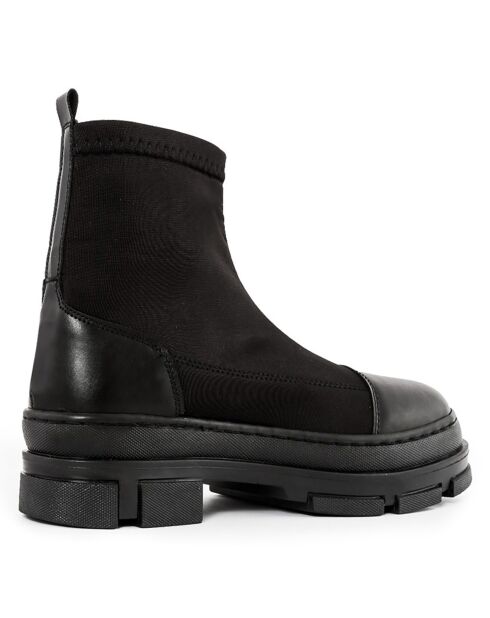 Boots Mahaut noires - Talon 5 cm