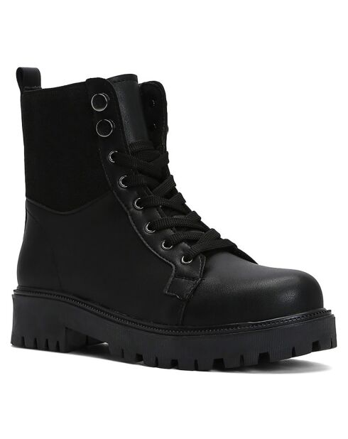 Boots Nicole noires - Talon 5 cm