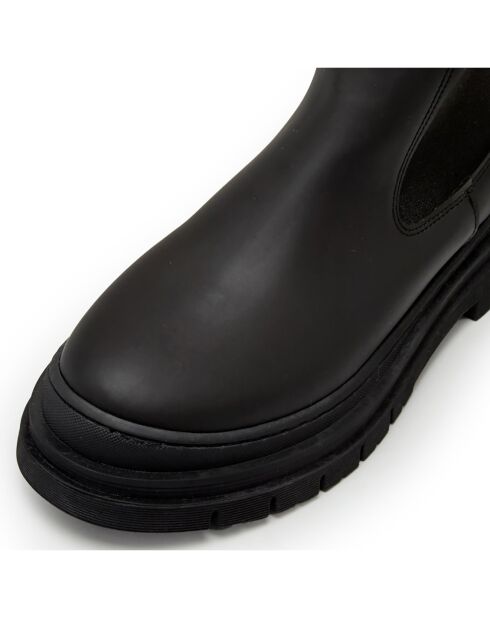 Boots Leonie noires - Talon 5 cm