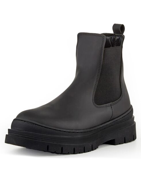 Boots Leonie noires - Talon 5 cm