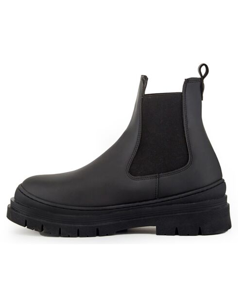 Boots Leonie noires - Talon 5 cm
