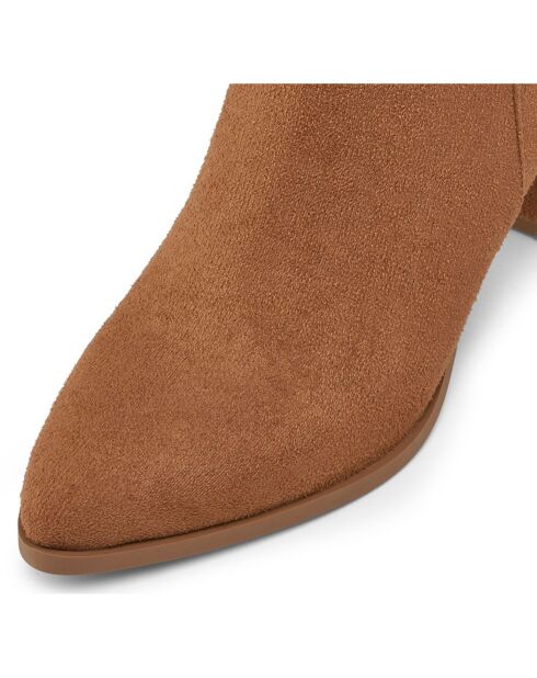 Boots Claire tabac  - Talon 6 cm