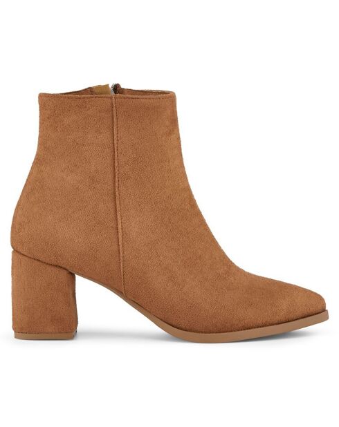 Boots Claire tabac  - Talon 6 cm