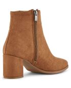 Boots Claire tabac  - Talon 6 cm