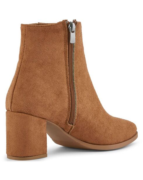 Boots Claire tabac  - Talon 6 cm