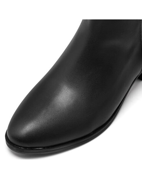 Bottines à talon Clara noires - Talon 12 cm