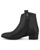 Bottines à talon Clara noires - Talon 12 cm