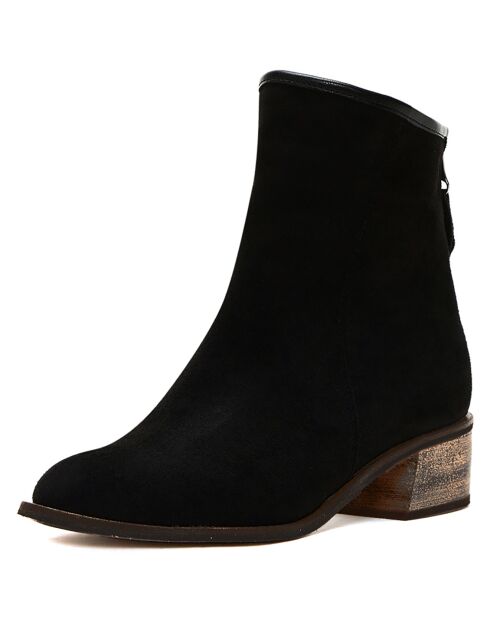 Bottines à talon Michaela noires