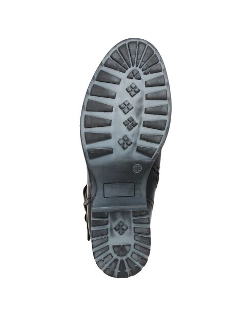 Boots en Cuir Jessica noires