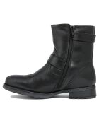 Boots en Cuir Jessica noires