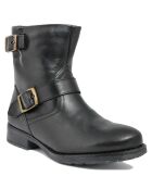 Boots en Cuir Jessica noires