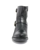 Boots en Cuir Jessica noires