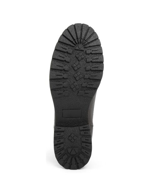 Bottines à talon en Cuir Marie gris foncé