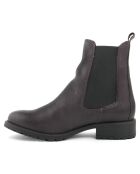 Bottines à talon en Cuir Marie gris foncé