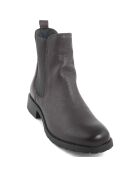 Bottines à talon en Cuir Marie gris foncé