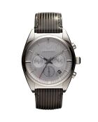 Montre Chronographe Homme en Cuir grise