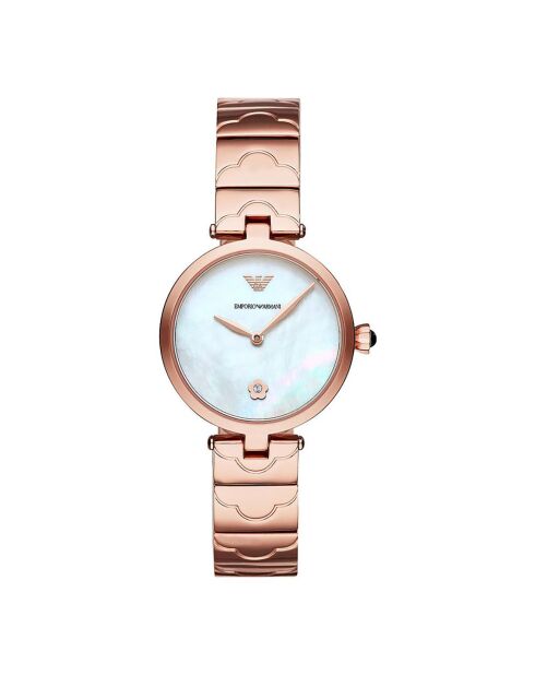 Montre Femme en Acier rose doré