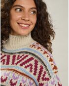 Pull en Laine mélangée Mayalen multicolore