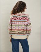 Pull en Laine mélangée Mayalen multicolore
