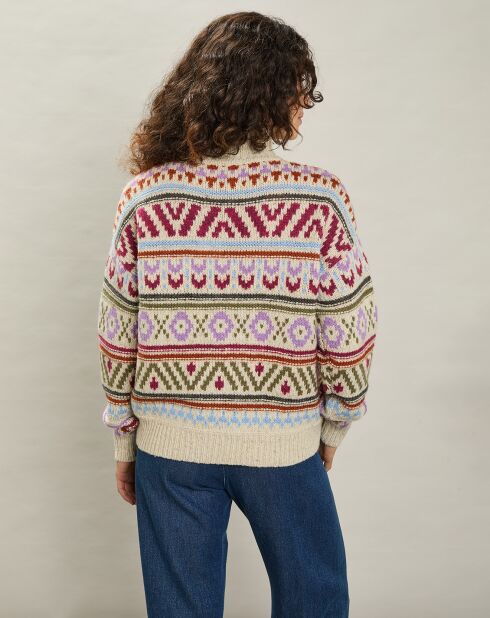 Pull en Laine mélangée Mayalen multicolore