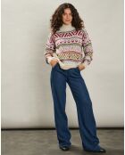 Pull en Laine mélangée Mayalen multicolore