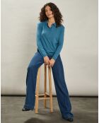 T-Shirt Talline bleu polaire