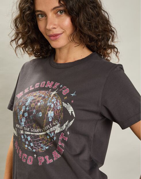 T-Shirt Tedisco charbon de bois