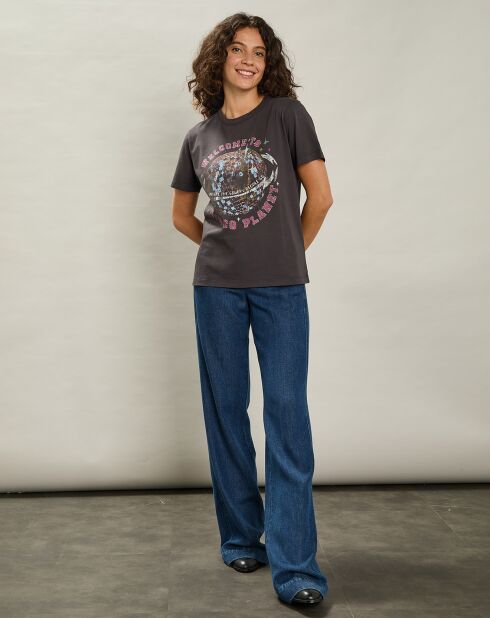 T-Shirt Tedisco charbon de bois