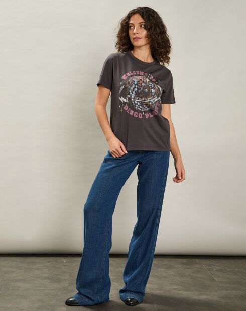T-Shirt Tedisco charbon de bois