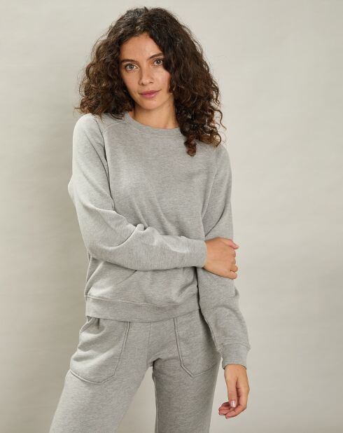 Sweat Tavetti gris chiné