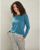 T-Shirt Taisto bleu polaire