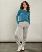 T-Shirt Taisto bleu polaire