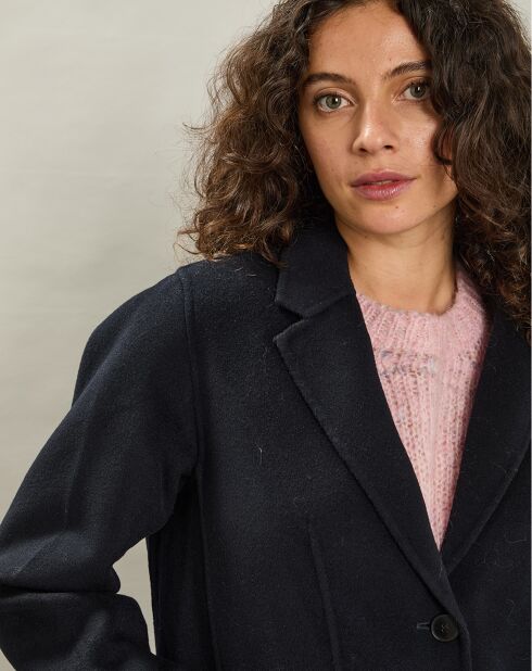 Veste en Laine mélangée Vlad marine