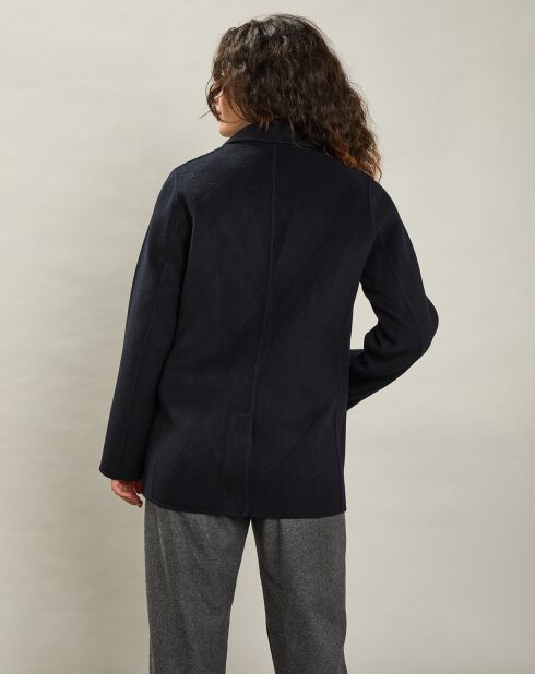 Veste en Laine mélangée Vlad marine