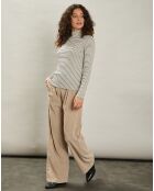 Pantalon en Velours côtelé Panache clay