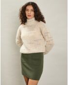 Pull en Mohair & Laine mélangés Mylor milk