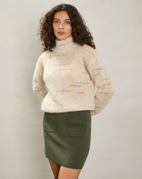 Pull en Mohair & Laine mélangés Mylor milk