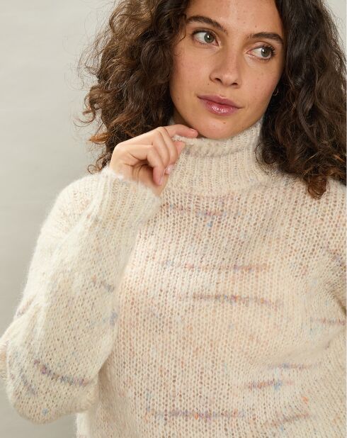 Pull en Mohair & Laine mélangés Mylor milk