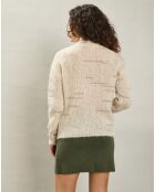 Pull en Mohair & Laine mélangés Mylor milk