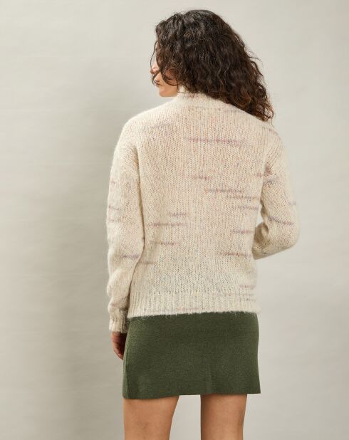 Pull en Mohair & Laine mélangés Mylor milk