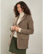 Veste en Laine mélangée Vittorio brun