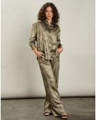 Chemise Cinéma dorée