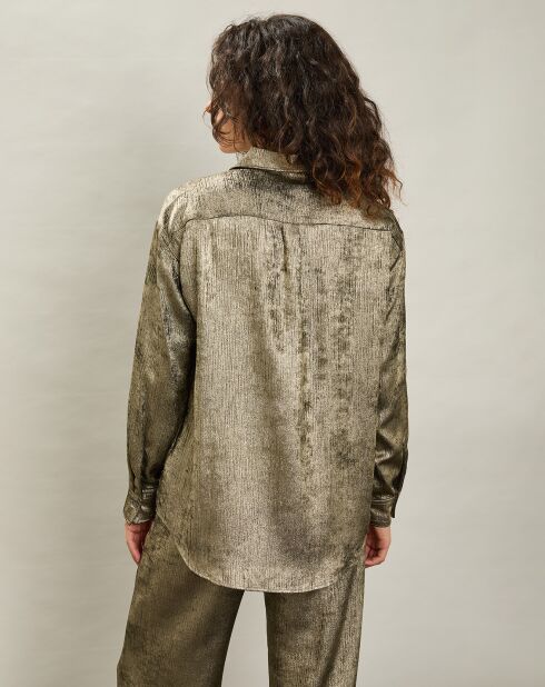 Chemise Cinéma dorée
