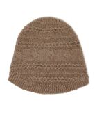 Bonnet en Laine & Cachemire Slow camel