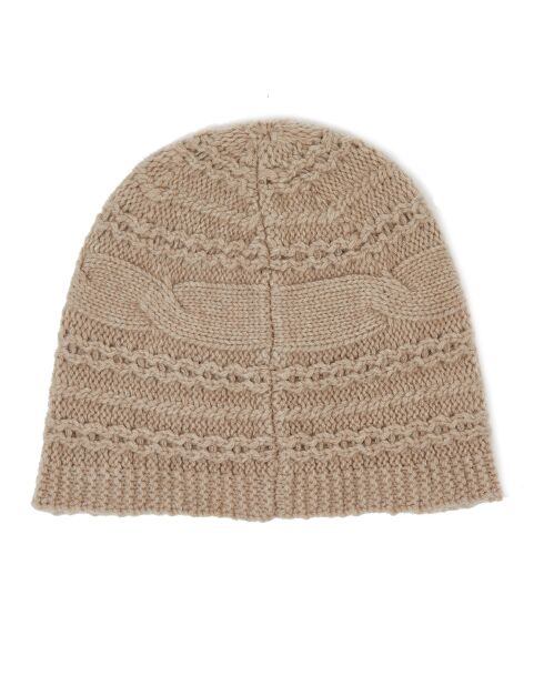 Bonnet en Laine & Cachemire Slow sable