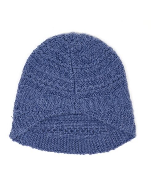 Bonnet en Laine & Cachemire Slow denim