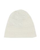 Bonnet en Laine & Cachemire Slow crème