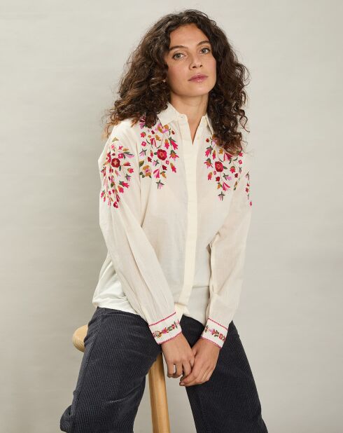 Chemise César ecrue