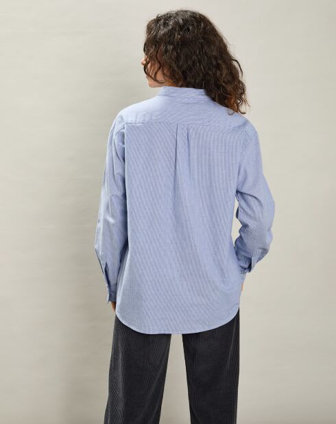 Chemise Nuage bleu/blanc