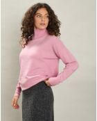 Pull en Laine & Cachemire mélangés Myosine rose